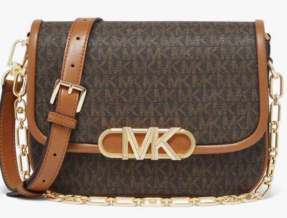 Michael Kors Cross-body Satchel Bag Brn Acorn S