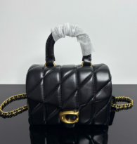 Coach Tabby Top Handle Bag Black